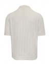 Ballantyne Raw Diamond pierced white cotton polo shirt shop online men s knitwear