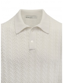 Ballantyne Raw Diamond pierced white cotton polo shirt price