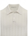 Ballantyne Raw Diamond pierced white cotton polo shirt S2W053 7C038 10014 WHT price