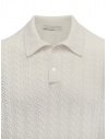 Ballantyne Raw Diamond polo traforata bianca in cotone S2W053 7C038 10014 WHT prezzo