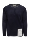 Ballantyne Raw Diamond crewneck seraph in dark blue cashmere buy online S2W047 16WS0 13777 BLK-NVY