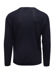 Ballantyne Raw Diamond crewneck seraph in dark blue cashmere