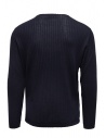 Ballantyne Raw Diamond crewneck seraph in dark blue cashmere shop online men s knitwear