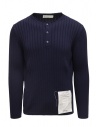 Ballantyne Raw Diamond blue seraph in ribbed cotton buy online S2W047 7C039 13777 BLK-NVY