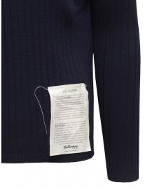Ballantyne Raw Diamond blue seraph in ribbed cotton men s knitwear buy online