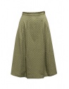 Cellar Door Clelia skirt in pistachio green cotton buy online CLELIA NF421 71 TEA
