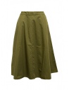 Cellar Door Ambra green khaki checkered skirt buy online AMBRA NF066 76 CAPILET OLIVE