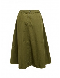 Cellar Door Ambra green khaki checkered skirt