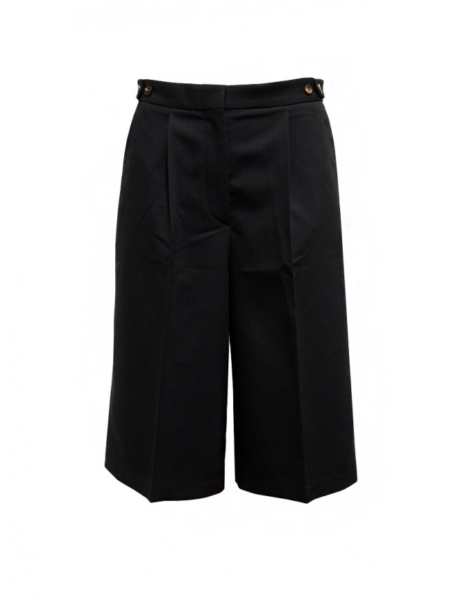 Cellar Door Ariel black bermuda shorts ARIEL NQ050 99 BLACK BEAUTY womens trousers online shopping