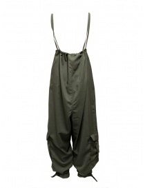 Cellar Door Daisy olive green high-waisted pants-dungarees