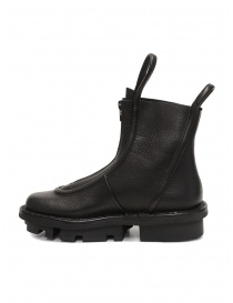 Trippen Micro black ankle boots with front zip