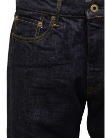 Japan Blue Jeans Circle jeans a 5 tasche blu scuro jeans uomo acquista online
