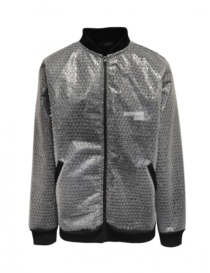 Whiteboards fleece and bubble wrap bomber jacket WB02ZB2021 BLACK