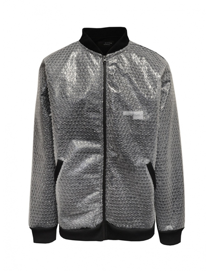 Whiteboards fleece and bubble wrap bomber jacket WB02ZB2021 BLACK mens jackets online shopping