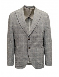 Giacche uomo online: Selected Homme blazer grigio a quadri