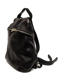 Guidi SA03 black leather backpack buy online