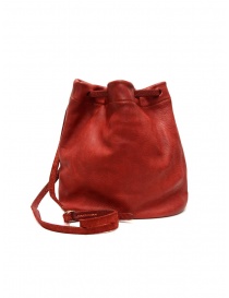 Guidi BK3 red horse leather small bucket bag BK3 SOFT HORSE FG 1006T order online