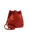 Guidi BK3 red horse leather small bucket bag buy online BK3 SOFT HORSE FG 1006T