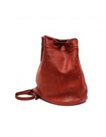 Guidi BK3 piccola borsa secchiello in pelle di cavallo rossa acquista online