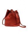 Guidi BK3 piccola borsa secchiello in pelle di cavallo rossa BK3 SOFT HORSE FG 1006T prezzo