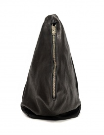 Guidi BV08 single-shoulder backpack in black leather buy online