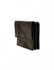 Guidi WT01 mini portafoglio doppio in pelle di canguro nera prezzo