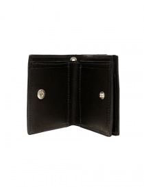 Guidi WT01 mini double wallet in black kangaroo leather wallets price