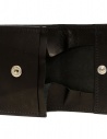 Guidi WT01 mini double wallet in black kangaroo leather price WT01 PRESSED KANGAROO BLKT shop online