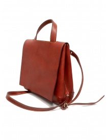 Guidi GD03 red shoulder bag with flap in leather price