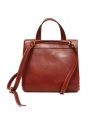 Guidi GD03 red shoulder bag with flap in leather GD03 GROPPONE FULL GRAIN 1006T buy online