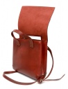 Guidi borsa rossa GD03 a tracolla con patta in pelleshop online borse