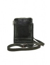 Guidi S04_RU shoulder bag in dark green leather buy online S04_RU COATED CV31T