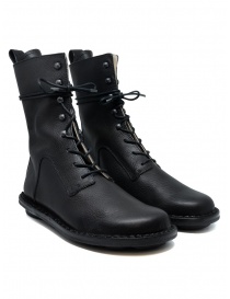 Trippen Concrete lace-up ankle boot with metal hooks CONCRETE BLK-WAW BC BLK order online