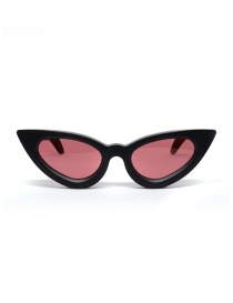 Occhiali online: Kuboraum Y7 occhiali da sole a gatto lenti rosa