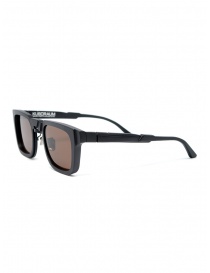 Kuboraum N4 black sunglasses with brown lenses