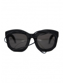 Occhiali online: Kuboraum Maske B2 49-25 occhiali neri con cerchi metallici
