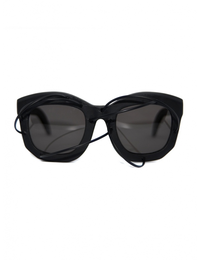 Kuboraum sunglasses B2 49-25 black glasses with metal rims B2 49-25 HS IR GREY glasses online shopping