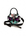 Innerraum borsetta metallizzata a tracolla rosa, viola, pavone acquista online I83 MIX/BK/PV MINI FLAP