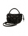 Innerraum borsetta in pelle, gomma e mesh nera acquista online I35 BK/BK/CH POCHETTE