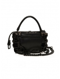 Innerraum black shoulder bag in leather, rubber and mesh price