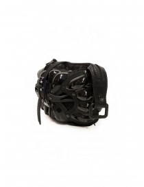 Innerraum black shoulder bag in leather, rubber and mesh bags buy online