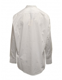 Sara Lanzi camicia bianca oversize colletto alla coreana