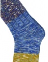 Kapital Van Gogh socks melange blue, purple, green shop online socks