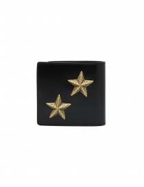 Kapital wallet in black leather with two stars wallets buy online