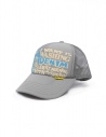 Kapital cappellino grigio con scritta frontale bianca e azzurrashop online cappelli