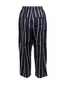 Kapital Phillies stripe Easy navy blue pants