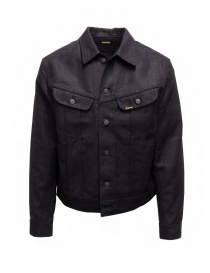 Kapital dark blue trucker jacket with sahisko stitching KAP-103 No.1.2.3-S