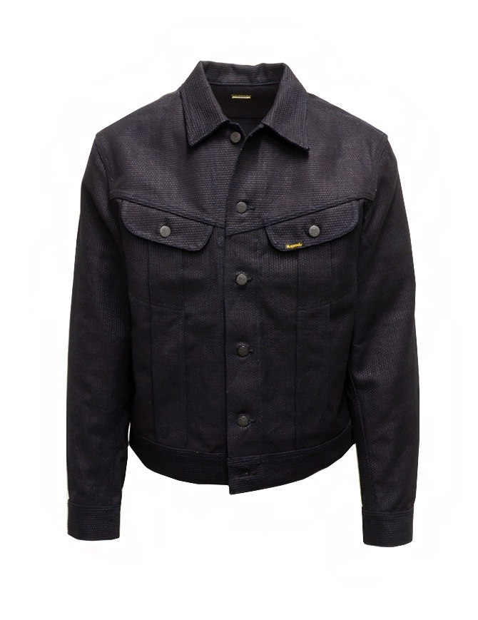 Kapital giacca trucker blu scuro con cuciture sashiko KAP-103 No.1.2.3-S Kapital giacca trucker blu scuro con cuciture sashiko KAP-103 No.1.2.3-S giubbini uomo online shopping