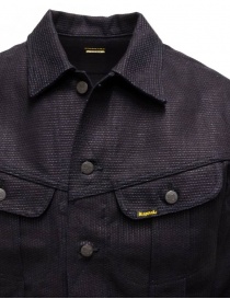 Kapital dark blue trucker jacket with sahisko stitching price