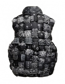 Kapital reversible padded vest in black Keel nylon price